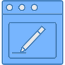 diseño editorial icon