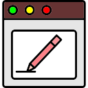 diseño editorial icon