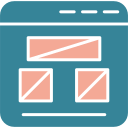 estructura alámbrica icon