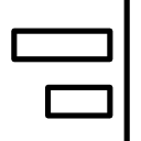 alineación derecha icon