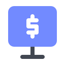 dinero digital icon