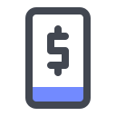 dinero digital icon