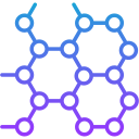 estructura molecular icon