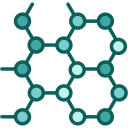 estructura molecular icon