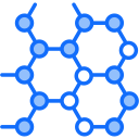 estructura molecular icon