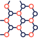 estructura molecular icon