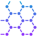 estructura molecular icon