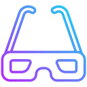 gafas 3d icon