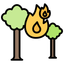 incendio forestal icon