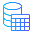 tabla de base de datos icon