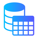 tabla de base de datos icon