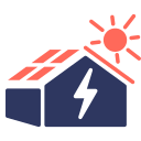 casa solar icon