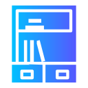 Книжный шкаф icon