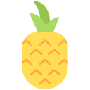 fruta de piña 