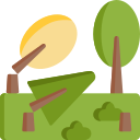 deforestación icon