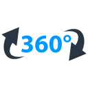 360 grados icon