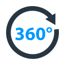 360 grados icon