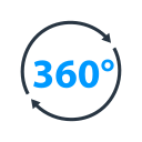 360 grados icon