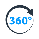 360 grados icon