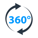 360 grados icon