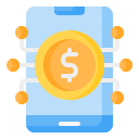 dinero digital icon