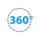 360 grados icon