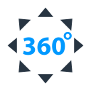 360 grados icon