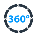 360 grados icon