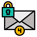 seguridad del correo icon