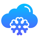 caída de nieve icon