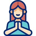 namasté animated icon