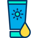 Crema solar icon