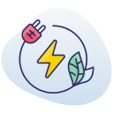 energía renovable icon