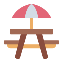 mesa de picnic icon