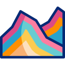 montaña arcoiris animated icon