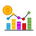 gráfico de barras apiladas icon