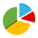 gráfico circular icon