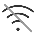 sin internet icon