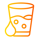 vaso de agua icon