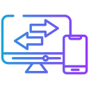 transferencia de datos icon