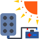 Panel solar icon