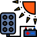 Panel solar icon