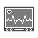 monitor de pulso cardiaco icon