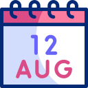 12 de agosto animated icon