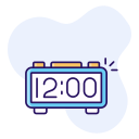 reloj digital icon