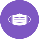Medical mask icon