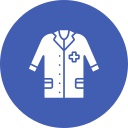 Doctor coat icon