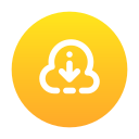 descarga en la nube icon