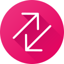 flecha diagonal icon