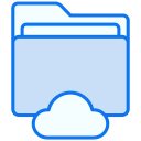 carpeta en la nube icon